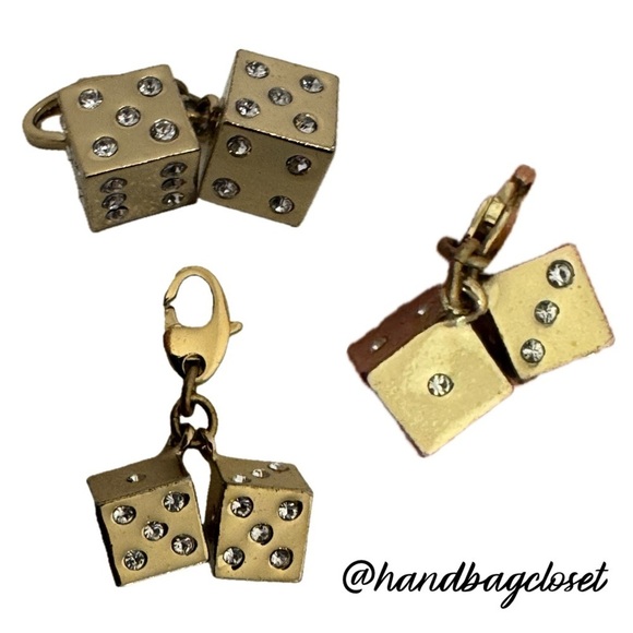 KATE SPADE 12 KT Gold Plated Dice Charm (No Bracelet) - Picture 5 of 9